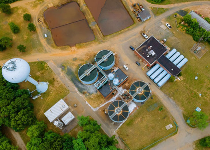 What is the Process of Treating Wastewater Produced in Shopping Malls?