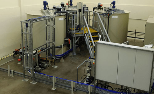What is the Process of Treating Wastewater for Machine Cleaning?